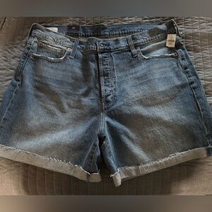 GAP Cheeky MIDI Short High Rise Jean Shorts NWT